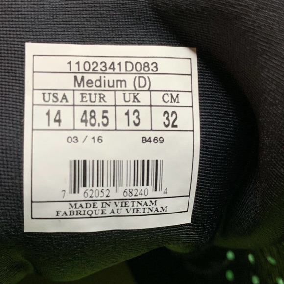 brooks hyperion men’s size 14 D med ‘black/nightlife’ running shoes 1102341D083 main image 9